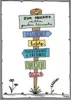 Vorschau - Anderer Materialtyp - Zum Abschied - gute Wünsche - Deckblatt