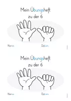 Vorschau - Arbeitsblätter - Mini-Übungsheft 6 Ziffernlehrgang Einführung - Seite 1