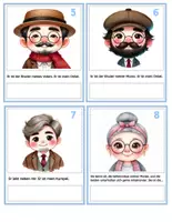 Vorschau - Arbeitsblätter - Familien-Arbeitsblätter Wer bin ich guessing family cards - Seite 3
