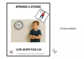 Aperçu - Feuilles d'exercices - Livre Adapté en CAA, Mot de base Attendre - Page 2