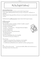Vorschau - Arbeitsblätter - My Day / Daily Routines - Camera Craftivity (Englisch Klasse 3/4) - Seite 1