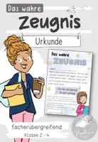 Vorschau - Anderer Materialtyp - "Das wahre Zeugnis" persönliche Urkunde - Deckblatt