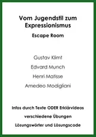 Vorschau - Spiele - Vom Jugendstil zum Expressionismus (Escape Room) - Deckblatt