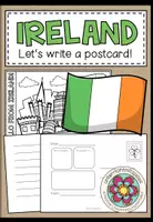 Vorschau - Arbeitsblätter - Ireland / Irland – Postkarte auf Englisch schreiben | Writing a Postcard 7.–8. Klasse - Deckblatt