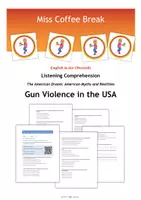 Vorschau - Audio-Dateien - Gun Violence in the USA (Listening Comprehension/ Hörverständnis) - Deckblatt