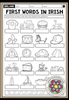 Vorschau - Arbeitsblätter - First Words in Irish / Gaeilge – irischen Wortschatz lernen | Vocabulary Worksheet 6.–7. Klasse - Deckblatt