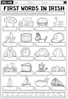Vorschau - Arbeitsblätter - First Words in Irish / Gaeilge – irischen Wortschatz lernen | Vocabulary Worksheet 6.–7. Klasse - Seite 2