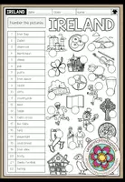 Vorschau - Arbeitsblätter - IRELAND - Vocabulary Worksheet (3-fach differenziert) - Deckblatt