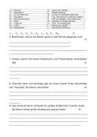 Vorschau - Klassenarbeiten - Klassenarbeit "Römer" inkl. Erwartungshorizont - Seite 1