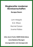 Vorschau - Arbeitsblätter - Wegbereiter moderner Biowissenschaften (Escape Room) - Deckblatt