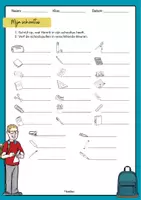 Vorschau - Mal- und Bastelvorlagen - Materialpaket School - Seite 2