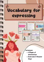 Vorschau - Arbeitsblätter - Opinion and Argument Vocabulary – Academic English - Deckblatt
