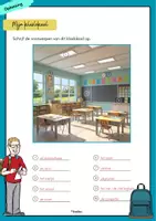 Vorschau - Arbeitsblätter - School - Mijn klaslokaal (mit Differenzierung) - Seite 3