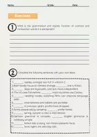 Vorschau - Arbeitsblätter - Vergleichende Ausdrücke: Compare and Contrast Wörter - Seite 3
