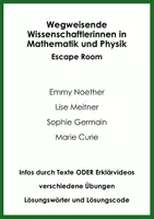 Vorschau - Spiele - Wegweisende Wissenschaftlerinnen in Mathematik und Physik (Escape Room) - Deckblatt