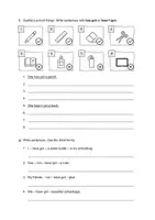Vorschau - Arbeitsblätter - I’ve got a pen in my schoolbag - Have got and Plural: Grammar (English) - Seite 3