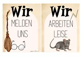 Vorschau - Poster - Magisches Klassenzimmer | Klassenregeln | Klassenvereinbarung | Classroom Management - Seite 3