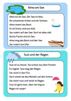 Vorschau - Arbeitsblätter - Lesetexte - 1. Klasse - Seite 3