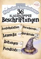 Vorschau - Fördermaterial/Inklusion - Magisches Klassenzimmer Beschriftung | Klassenzimmerorganisation - Deckblatt