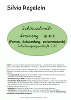 Vorschau - Arbeitsblätter - Schönschreibtraining F f SAS - ab Kl. 2 - Deckblatt