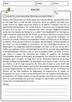 Vorschau - Arbeitsblätter - Bowling Arbeitsblätter mit Fragen + Lösungen Sport Lesetext - Seite 1
