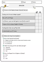 Vorschau - Arbeitsblätter - Bowling Arbeitsblätter mit Fragen + Lösungen Sport Lesetext - Seite 2