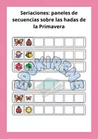 Vista previa - Juegos / Gamificación - Seriaciones: paneles de secuencias de la Primavera - Portada