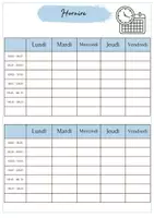 Aperçu - Outils du professeur - Journal de classe 2025-2026 - bleu - Page 3