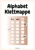 Vorschau - Arbeitsblätter - ABC Klettmappe - Deckblatt