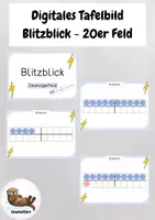 Vorschau - Präsentationen/Tafelbilder - Digitales Tafelbild - Blitzblick Zwanzigerfeld - Deckblatt