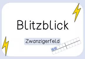 Vorschau - Präsentationen/Tafelbilder - Digitales Tafelbild - Blitzblick Zwanzigerfeld - Seite 1