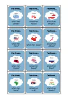 Vorschau - Spiele - Spielkarten: I'm from...Who's from...? zum Thema "Countries" - Seite 2
