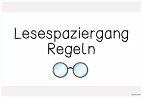 Vorschau - Bildkarten - Lesespaziergang Regeln und Ablauf (2 Versionen) - Seite 2