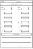 Vorschau - Test - Buchstaben- und Wörterdiktat (Diktat der Woche) + Verbesserung - Seite 1