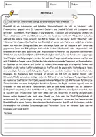 Vorschau - Arbeitsblätter - Brennball Arbeitsblätter mit Fragen + Lösungen Sport Lesetext - Seite 1