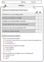 Vorschau - Arbeitsblätter - Brennball Arbeitsblätter mit Fragen + Lösungen Sport Lesetext - Seite 2