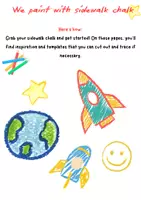 Vorschau - Arbeitsblätter - Printable Sidewalk Chalk Activity – Elementary Art Project - Seite 3