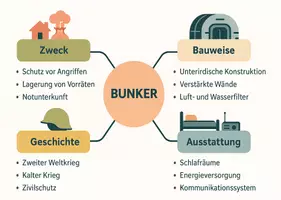 Vorschau - Arbeitsblätter - Arbeitsblätter zum Thema "Bunker" (Lückentext, Hörverstehen) + Lösung & MP3 + Mindmap + Infografik - Seite 2