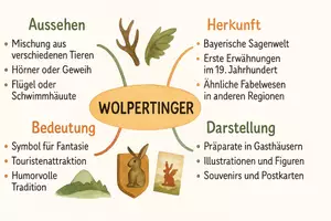 Vorschau - Arbeitsblätter - AB mit Fragen zum Thema "Wolpertinger" + Lösungsblatt + Mindmap + Infografik - Seite 2