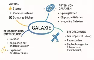 Vorschau - Arbeitsblätter - Arbeitsblatt zum Thema "Galaxie" + Onlineübung & MP3 + Mindmap + Infografik - Seite 2