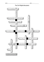Vorschau - Arbeitsblätter - Crossword Civil Rights Movement - Seite 2