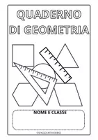 anteprima - Clipart / Immagini originali - COPERTINA PER IL QUADERNO DI GEOMETRIA - Pagina di copertina