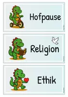 Vorschau - Mal- und Bastelvorlagen - Moderne Tagestransparenz der Dino Klasse - Seite 2