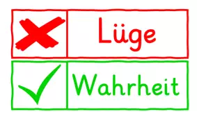 Vorschau - Spiele - Spiel nach den Ferien - Wahr oder gelogen? (Erzählen nach den Ferien) - Seite 1