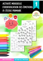 Aperçu - Fiches - EDUCATION EMOTIONNELLE| Activité mensuelle d'identification des émotions (5-12 ans) - Page de couverture