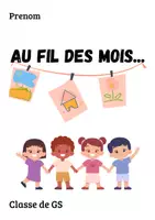 Aperçu - Apprentissages en autonomie - Cahier au fil des mois GS - Page de couverture