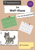 Vorschau - Lehrpläne/Lehrermaterial - Stundenplan Wolfsklasse - Deckblatt