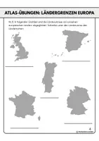 Vorschau - Stationenlernen - Atlas: Europa - Kartenarbeit Länder, Inseln, Hauptstädte, Flaggen, Quiz - Seite 3