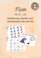 Vorschau - Präsentationen/Tafelbilder - MUSIK - HEXE LYN -Einführung Ta und Titi - Deckblatt