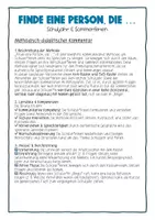 Vorschau - Arbeitsblätter - Finde eine Person, die ... Sommerferien Schuljahr Grundschule Sek I DaZ - Seite 1